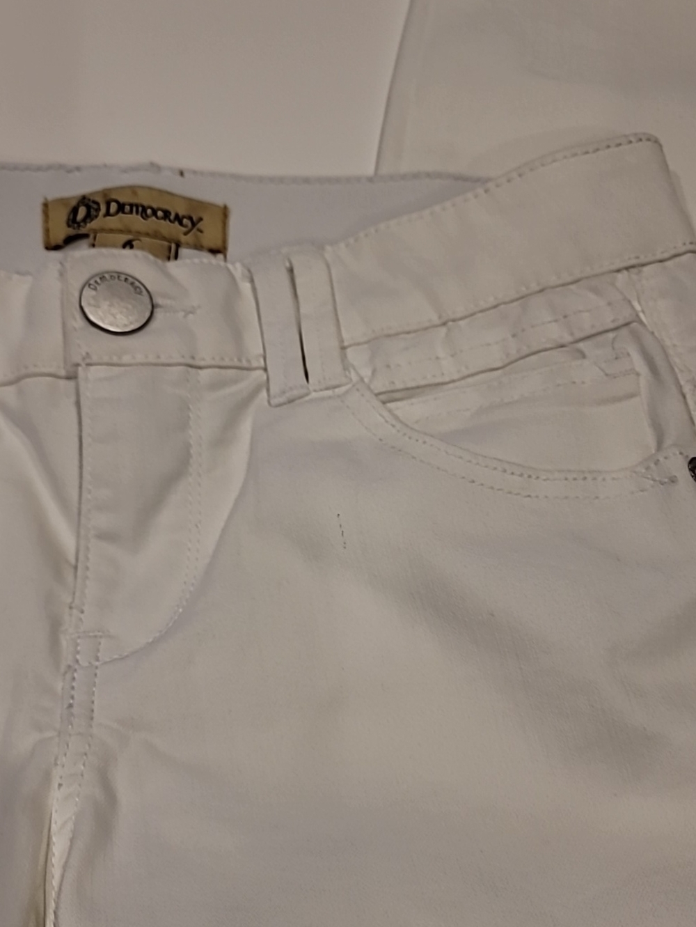 Democracy White Women’s Skinny Jeans 6 - Picture 5 of 12